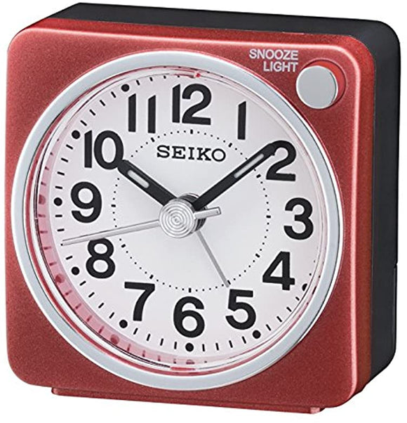 SEIKO SQUARE RED ALARM CLOCK