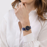 RADLEY LADIES' SOUTHWARK PARK YELLOW GOLD NAVY DIAL AND NAVY BLUE STRAP WATCH