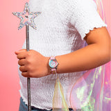 TIKKERS LILAC UNICORN SILICONE STRAP WATCH