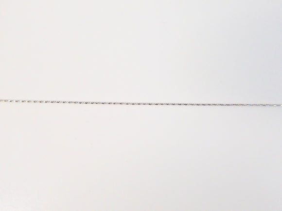 9CT WHITE GOLD TWISTED VENETIAN CHAIN