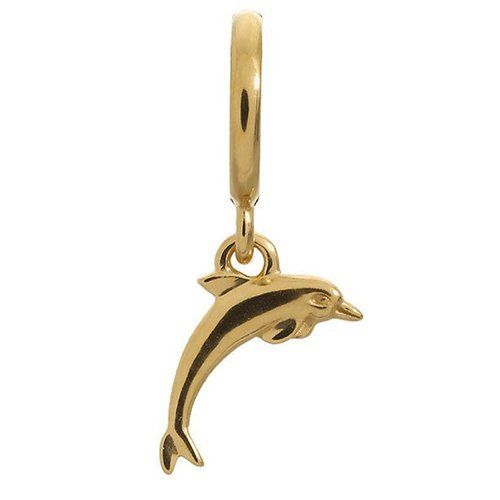 ENDLESS SILVER GOLD PLATED DOLPHIN
