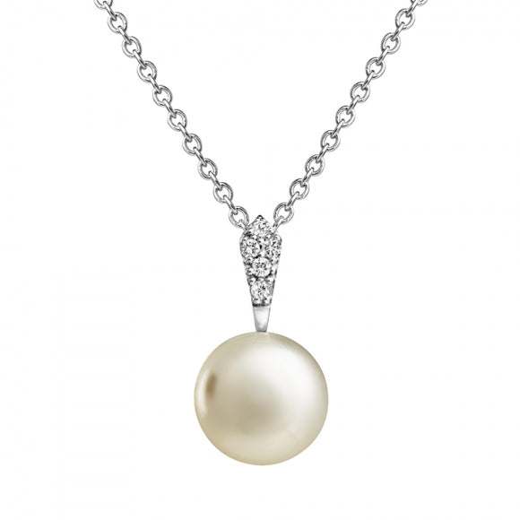 JERSEY PEARL AMBERLEY DROP PEARL NECKLACE