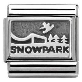 NOMINATION COMPOSABLE SILVER SNOWPARK LINK