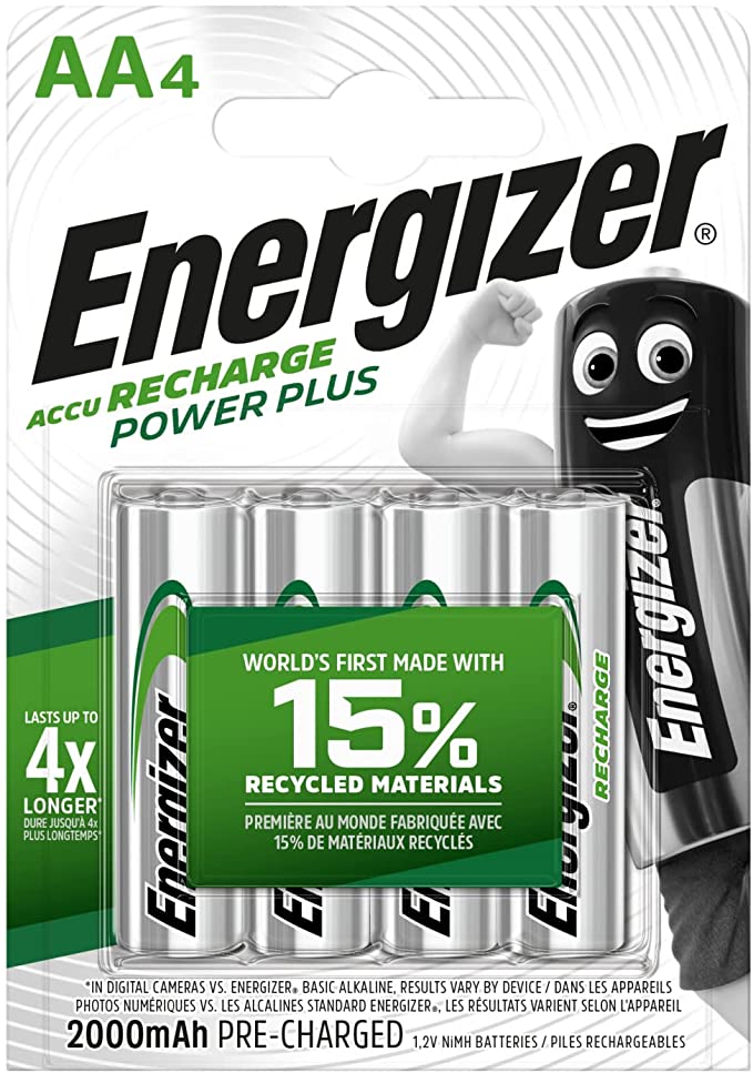 ENERGIZER AA PK4 RECHARGEABLE BATTERIES – Sneezums