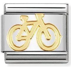 NOMINATION COMPOSABLE GOLD BICYCLE LINK