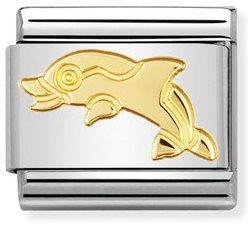 NOMINATION COMPOSABLE GOLD DOLPHIN CHARM