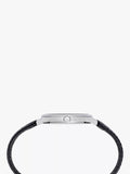 LORUS MEN'S SILVER ROUND BROWN LEATHER STRAP