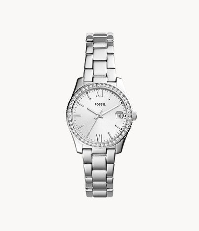 FOSSIL LADIES' SCARLETTE MINI STAINLESS STEEL BRACELET WATCH