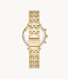 FOSSIL LADIES' NEUTRA GOLD PLATED BRACELET WATCH