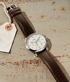 FOSSIL MEN'S NEUTRA CHRONO BROWN LEATHER STRAP WATCH