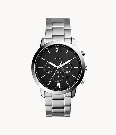 FOSSIL MEN'S NEUTRA CHRONO STAINLESS STEEL BRACELET WATCH