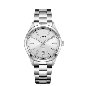 ROTARY MEN'S OXFORD SILVER DIAL BRACELET WATCH