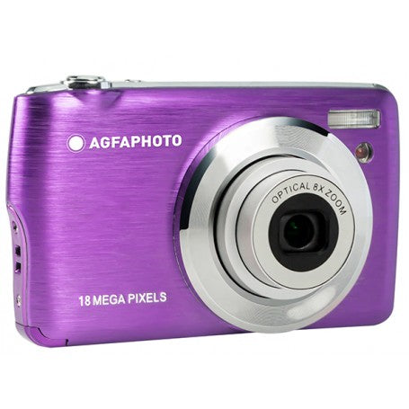 AGFAPHOTO REALISHOT DC8200 PURPLE DIGITAL CAMERA INCLUDES 16GB MEMORY CARD & CAMERA BAG