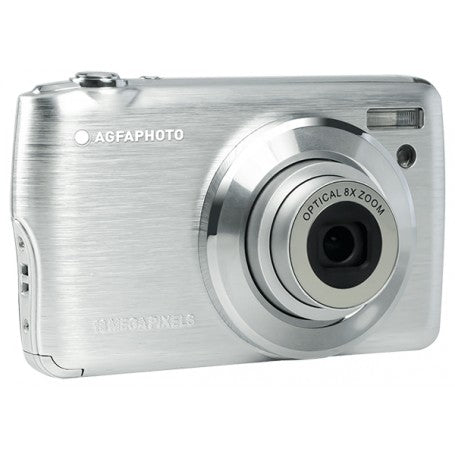 AGFAPHOTO REALISHOT DC8200 SILVER DIGITAL CAMERA INCLUDES 16GB MEMORY CARD & CAMERA BAG
