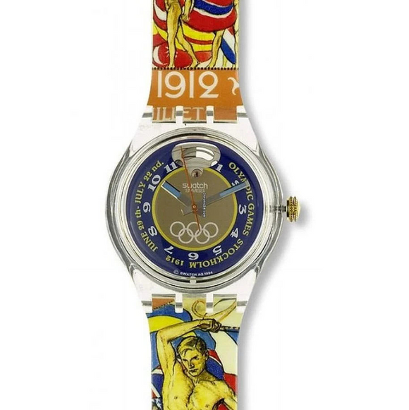 VINTAGE SWATCH 1994 STOCKHOLM 1912 AUTOMATIC WATCH
