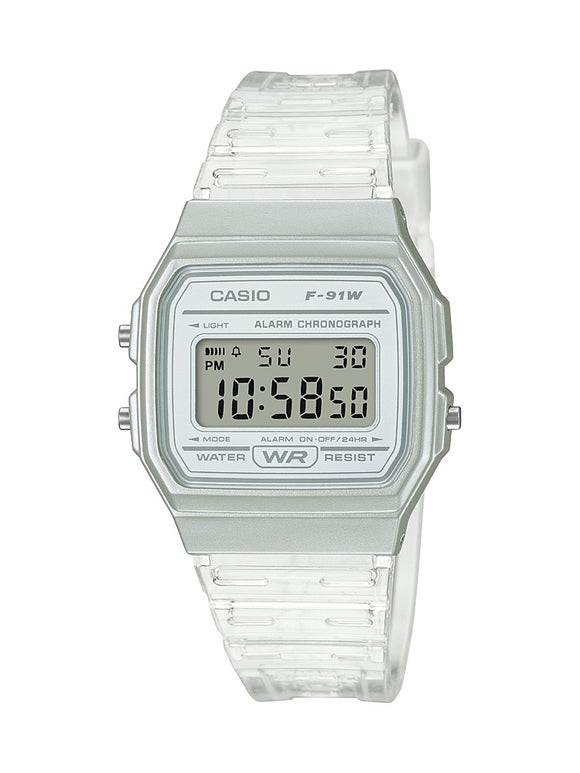 CASIO UNISEX CLASSIC CLEAR DIGITAL WATCH