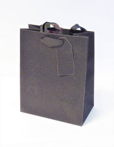 GIFT BAG - MEDIUM BLACK SPARKLE