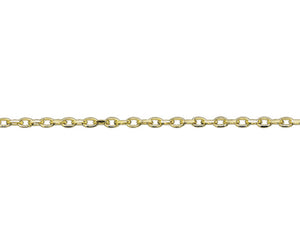 9CT GOLD FILED TRACE 24 ANKLET