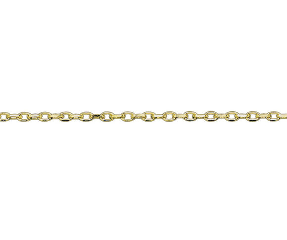 9CT GOLD FILED TRACE 24 ANKLET