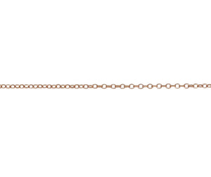 9CT ROSE GOLD TRACE 15/23 CHAIN