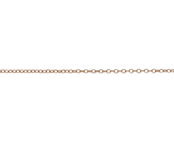 9CT ROSE GOLD TRACE 15/23 CHAIN