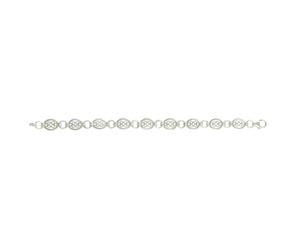 SILVER ELIZABETHAN BRACELET