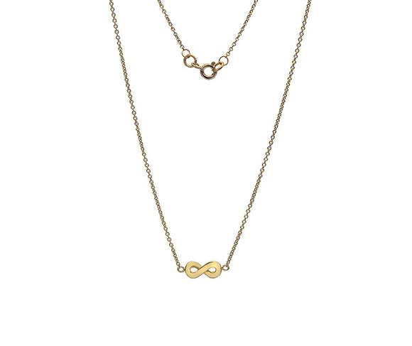 9CT GOLD INFINITY NECKLACE