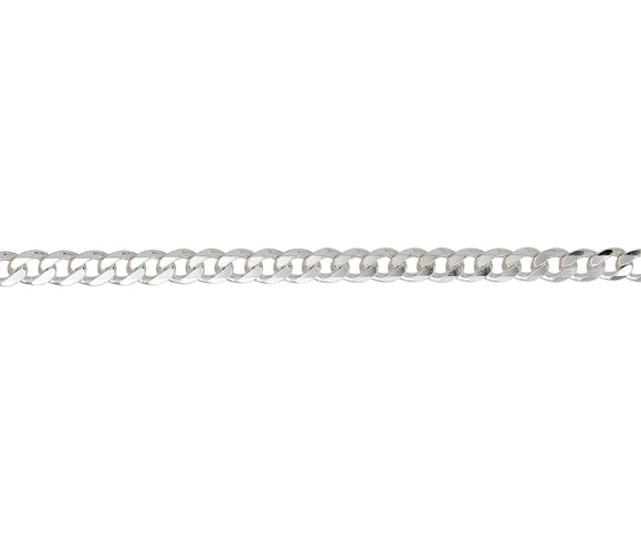 SILVER METRIC CURB 200 BRACELET