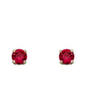 9CT GOLD BIRTHSTONE STUD EARRINGS