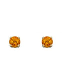 9CT GOLD BIRTHSTONE STUD EARRINGS