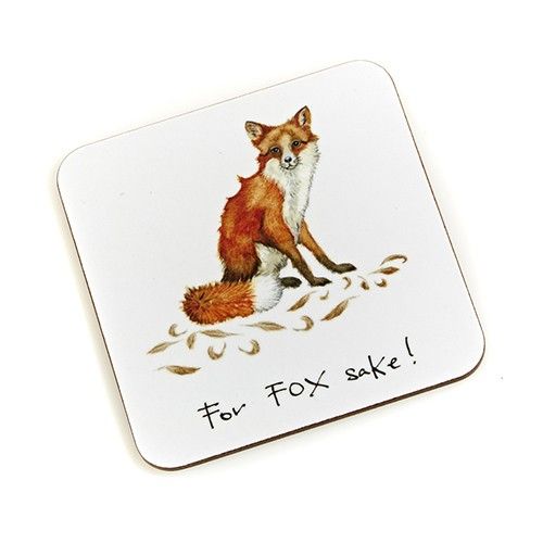 FOR FOX SAKE! DRINK COASTER