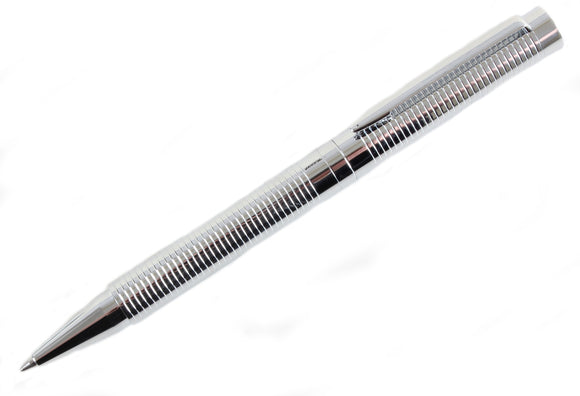 DALACO CHROME RIBBED BALL POINT PEN