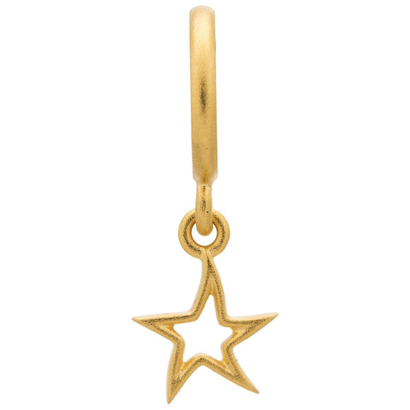 ENDLESS SILVER GOLD PLATED STAR OF THE NIGHT CHARM
