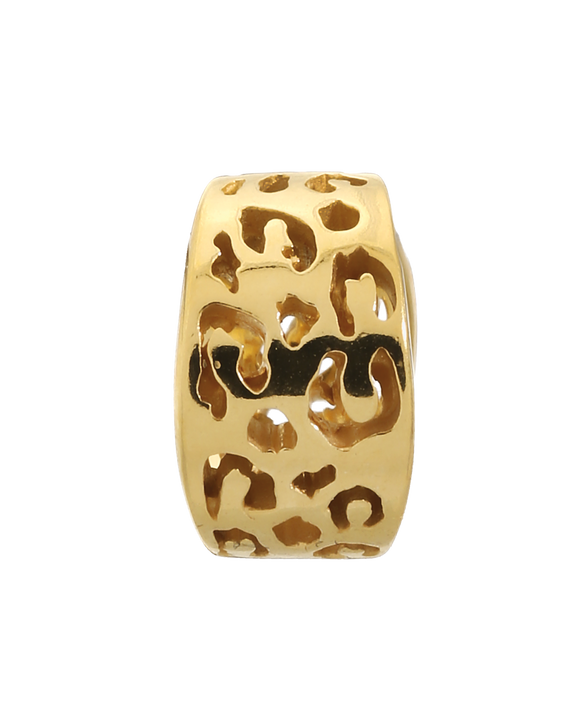 ENDLESS SILVER GOLD PLATED LEOPARD CUT CHARM