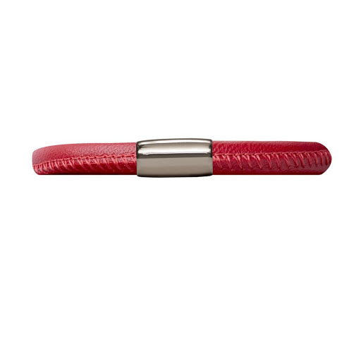 ENDLESS LEATHER RED BRACELET