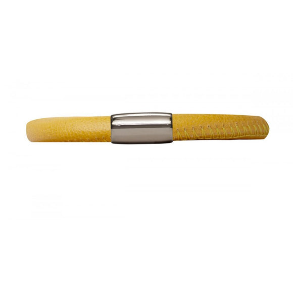 ENDLESS LEATHER YELLOW BRACELET