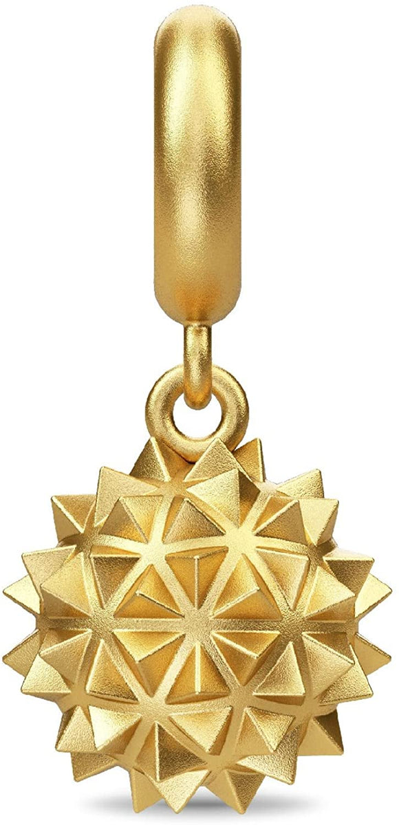 ENDLESS SILVER GOLD PLATED MORNING STAR DROP CHARM