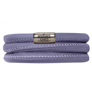 ENDLESS LEATHER PURPLE BRACELET