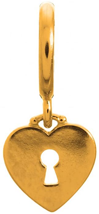 ENDLESS SILVER GOLD PLATED KEY COIN CHARM