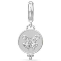 ENDLESS SILVER JINGLE BELLS COIN CHARM