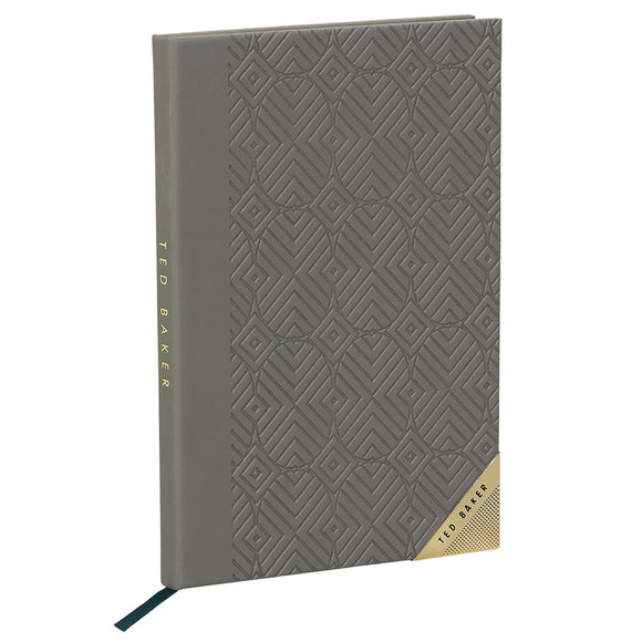TED BAKER GREY A5 NOTEBOOK