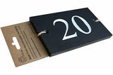ECO HOUSE NUMBER ETCHED 1-24