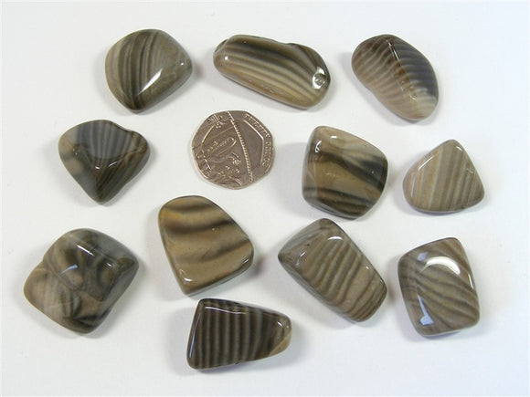 POLISH FLINT TUMBLE STONE