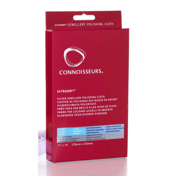 CONNOISSEURS SILVER JEWELLERY POLISHING CLOTH