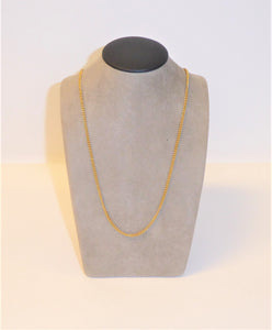 SOS GOLD PLATED CHAIN 22"
