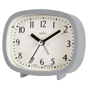 ACCTIM HILDA GREY ALARM CLOCK