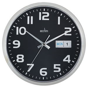 ACCTIM SUPERVISOR SILVER WALL CLOCK