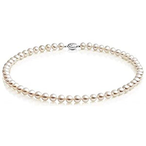 JERSEY PEARL CROWN 7MM PEARL 18" NECKLACE