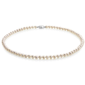 JERSEY PEARL CROWN 5MM PEARL 18" NECKLACE