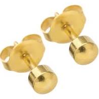 GOLD PLATED EARPIERCING STUDS